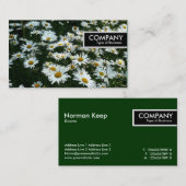 Edge-Label - Daisies Visitekaartje (Voorkant / Achterkant)