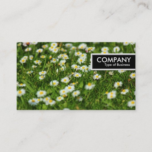 Edge-Label - Daisy Meadow Visitekaartje (Voorkant)