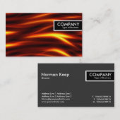 Edge-Label - Fiery-servers Visitekaartje (Voorkant / Achterkant)