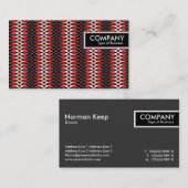 Edge-Label - Flame Pattern Visitekaartje (Voorkant / Achterkant)