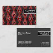 Edge-Label - Flame Pattern Visitekaartje (Voorkant / Achterkant)