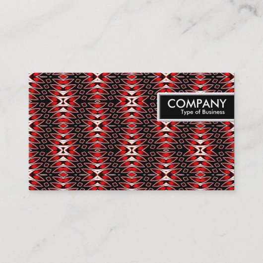 Edge-Label - Flame Pattern Visitekaartje (Voorkant)