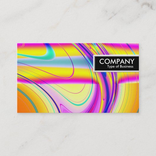 Edge-Label - Fractal Abstract 061012f Visitekaartje (Voorkant)