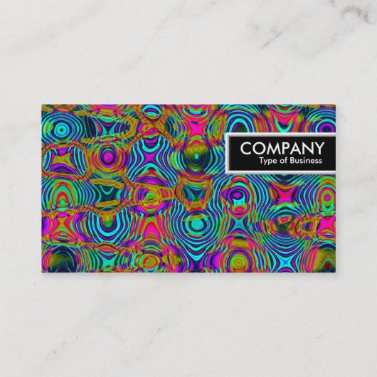Edge-Label - Fractal Abstract 19111a Visitekaartje (Voorkant)