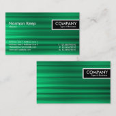 Edge-Label - geborstelde groene structuur Visitekaartje (Voorkant / Achterkant)