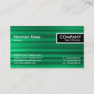 Edge-Label - geborstelde groene structuur Visitekaartje