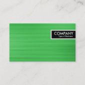 Edge-Label - geborstelde groene structuur Visitekaartje (Achterkant)