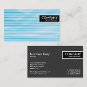 Edge Label - Gegolfd blauw (Voorkant / Achterkant)