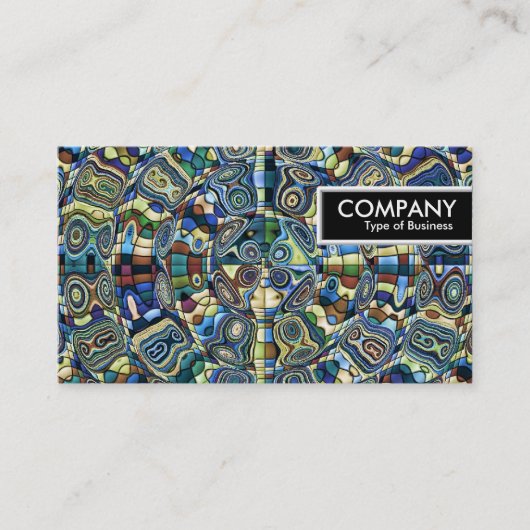 Edge-Label - gepantserde tegels Visitekaartje (Voorkant)