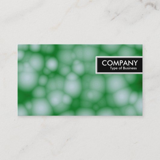 Edge-Label - Groene belletjes Visitekaartje (Voorkant)