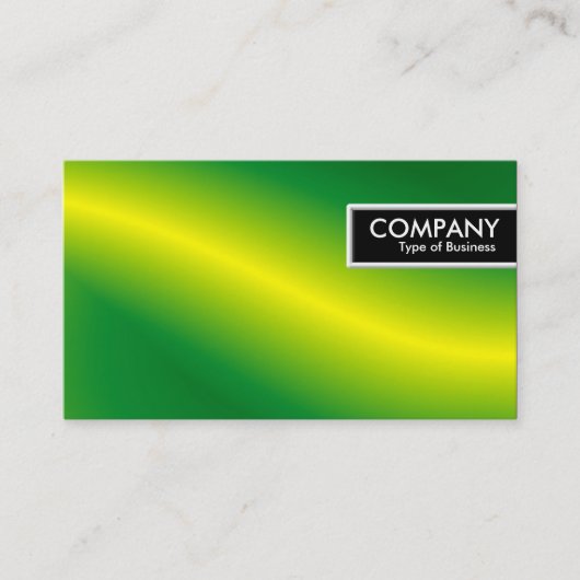 Edge-Label - Groene golf Visitekaartje (Voorkant)
