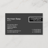 Edge-Label - groene textuur Visitekaartje (Achterkant)