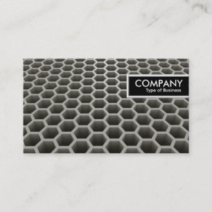 Edge-Label - Honeycomb Perspective Warm Visitekaartje