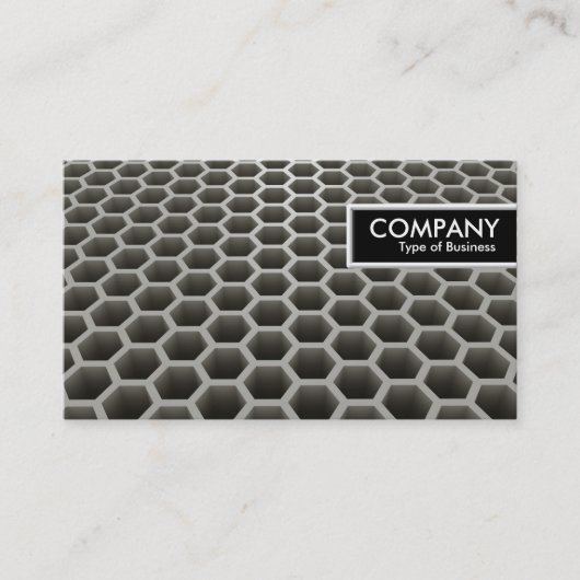 Edge-Label - Honeycomb Perspective Warm Visitekaartje (Voorkant)