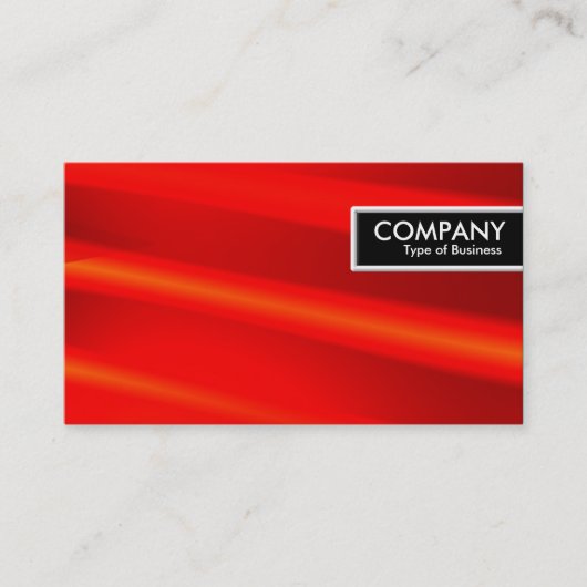 Edge-Label - Hot Red 01 Visitekaartje (Voorkant)
