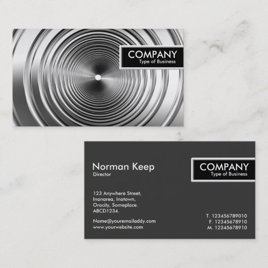 Edge-Label - Lange voorjaarsbalans Visitekaartje (Voorkant / Achterkant)