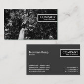 Edge Label - Londen Plane Tree B&W (Voorkant / Achterkant)