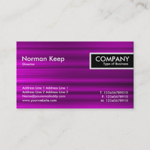 Edge-Label - Magenta-penseelstructuur in penseel Visitekaartje