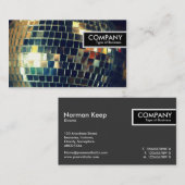 Edge-Label - Mirror Ball Visitekaartje (Voorkant / Achterkant)