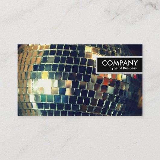 Edge-Label - Mirror Ball Visitekaartje (Voorkant)