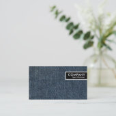 Edge Label - oude blauwe jeans (Staand voorkant)