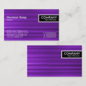 Edge-Label - Paarse penseelstructuur Visitekaartje (Voorkant / Achterkant)