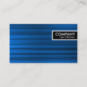 Edge-Label - Penseelblauwe structuur Visitekaartje (Achterkant)