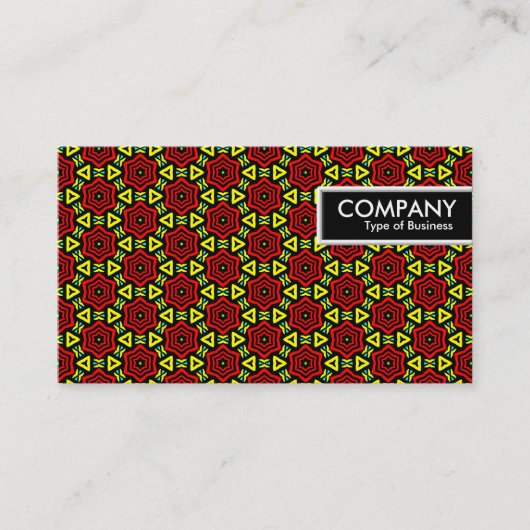 Edge-Label - Red Star Geometric Visitekaartje (Voorkant)
