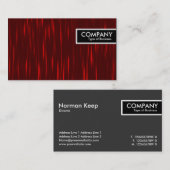 Edge-Label - Red Streaks Visitekaartje (Voorkant / Achterkant)