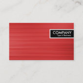 Edge-Label - Rode penseelstructuur Visitekaartje (Achterkant)