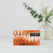 Edge-Label - Springs-Sinaasappel Visitekaartje (Staand voorkant)