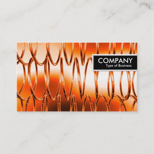 Edge-Label - Springs-Sinaasappel Visitekaartje (Voorkant)