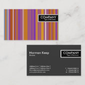 Edge-Label - Stripes 03 Visitekaartje (Voorkant / Achterkant)