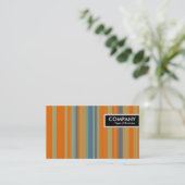 Edge-Label - Stripes 05 Visitekaartje (Staand voorkant)