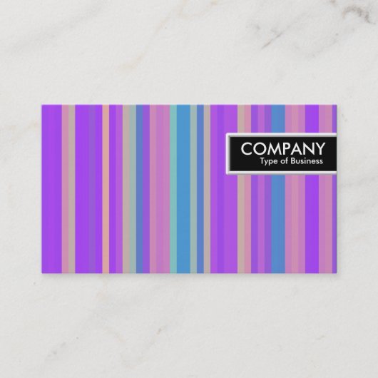 Edge-Label - Stripes 06 Visitekaartje (Voorkant)