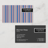 Edge-Label - Stripes 310515 (011) Visitekaartje (Voorkant / Achterkant)