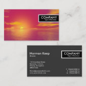 Edge-Label - Sunrise Sunset Visitekaartje (Voorkant / Achterkant)