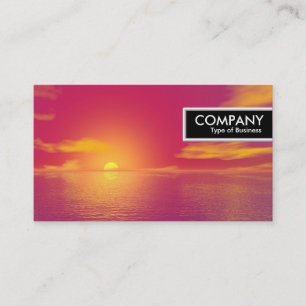 Edge-Label - Sunrise Sunset Visitekaartje