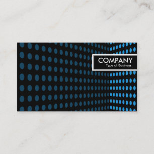 Edge-Label - Toonhoek - blauw Visitekaartje