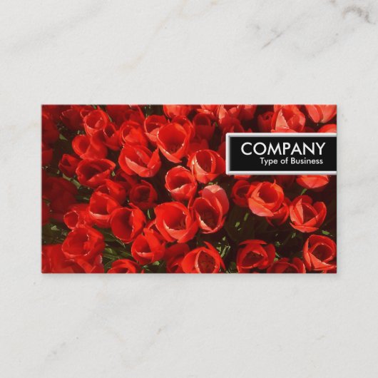 Edge-Label - Tulpen Visitekaartje (Voorkant)