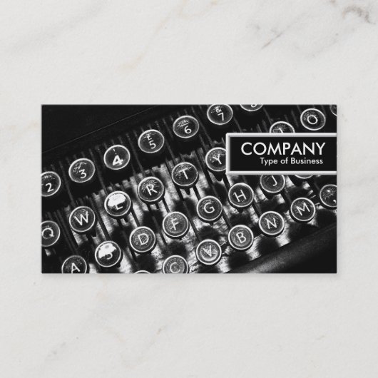 Edge-Label -  typemachine Visitekaartje (Voorkant)