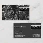 Edge Label - Woodland Canopy 01 BW (Voorkant / Achterkant)