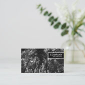 Edge Label - Woodland Canopy 01 BW (Staand voorkant)