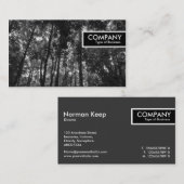 Edge Label - Woodland Canopy 02 BW (Voorkant / Achterkant)