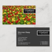Edge-Label - Zee Tulpen Visitekaartje (Voorkant / Achterkant)