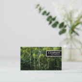 Edge Label - Zilveren berkenbomen (Staand voorkant)