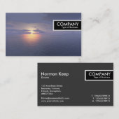 Edge-Label - Zonnestijging/Zonneverbranding Visitekaartje (Voorkant / Achterkant)