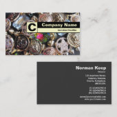 Edge Labelmonogram - Flea Market Bling Visitekaartje (Voorkant / Achterkant)