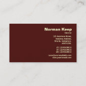 Edge Labelmonogram - Martian Sandstorm Visitekaartje (Achterkant)