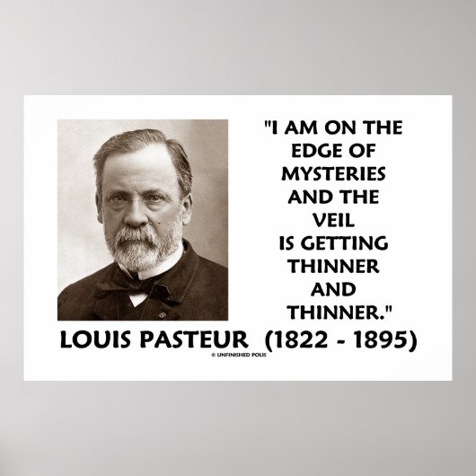 Edge of Mysteries Veil krijgt dunner pasteur Poster (Voorkant)